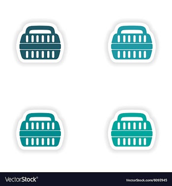 Assembly realistic sticker design on paper vector image
