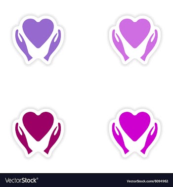 Assembly realistic sticker design on paper vector image