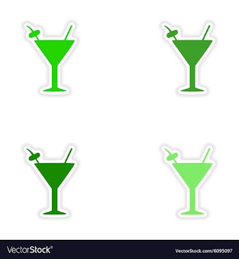 Assembly realistic sticker design on paper vector image