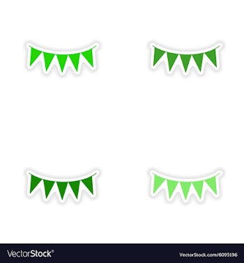 Assembly realistic sticker design on paper vector image