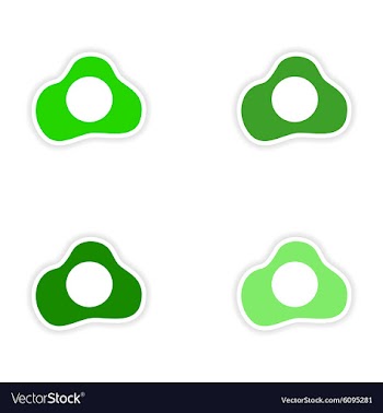 Assembly realistic sticker design on paper vector image