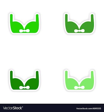 Assembly realistic sticker design on paper vector image