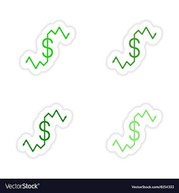 Assembly realistic sticker design on paper vector image