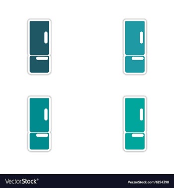 Assembly realistic sticker design on paper vector image