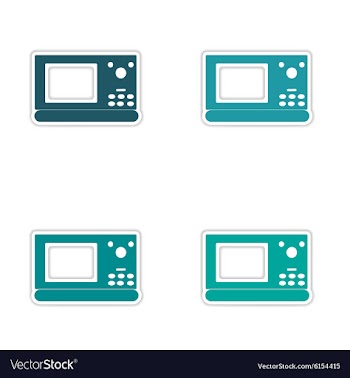 Assembly realistic sticker design on paper vector image