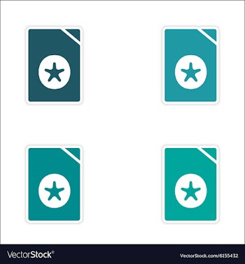 Assembly realistic sticker design on paper vector image