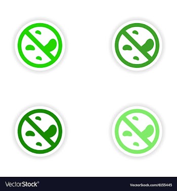 Assembly realistic sticker design on paper vector image