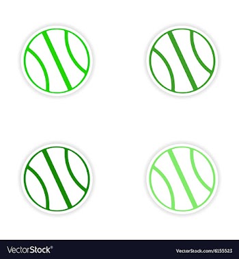 Assembly realistic sticker design on paper vector image