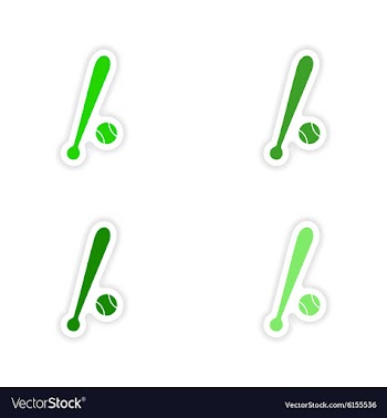 Assembly realistic sticker design on paper vector image