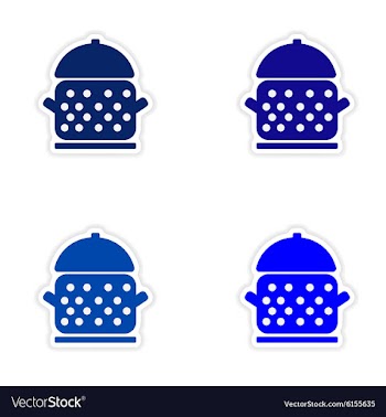 Assembly realistic sticker design on paper vector image