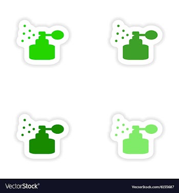 Assembly realistic sticker design on paper vector image