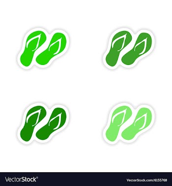Assembly realistic sticker design on paper vector image
