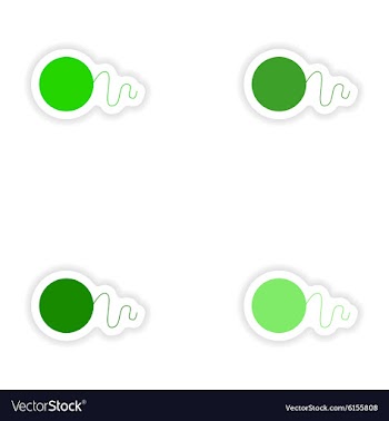 Assembly realistic sticker design on paper vector image
