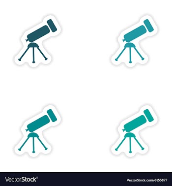 Assembly realistic sticker design on paper vector image
