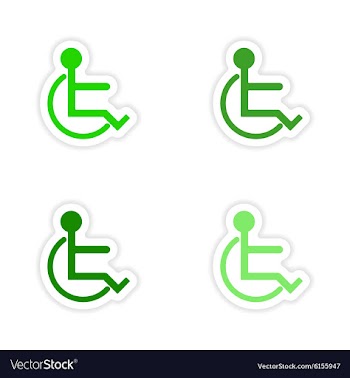 Assembly realistic sticker design on paper vector image