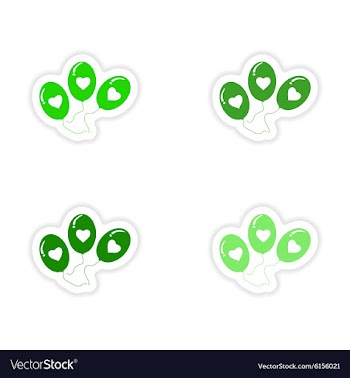 Assembly realistic sticker design on paper vector image