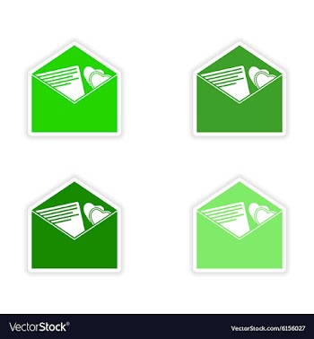 Assembly realistic sticker design on paper vector image