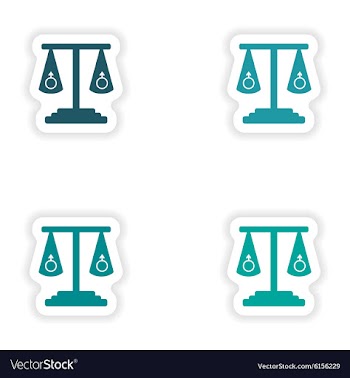 Assembly realistic sticker design on paper vector image