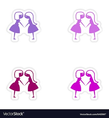 Assembly realistic sticker design on paper vector image