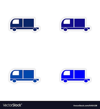 Assembly realistic sticker design on paper vector image