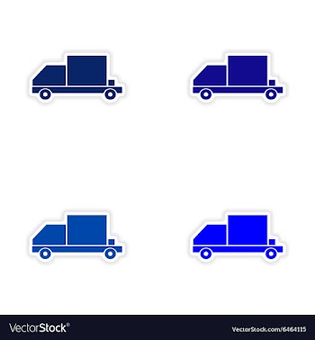 Assembly realistic sticker design on paper vector image