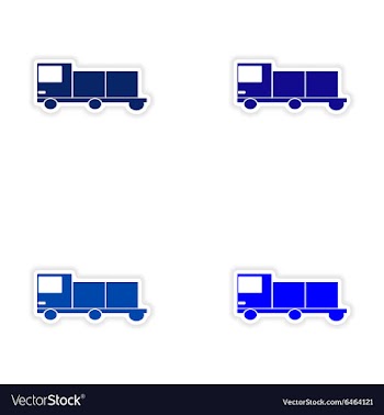 Assembly realistic sticker design on paper vector image