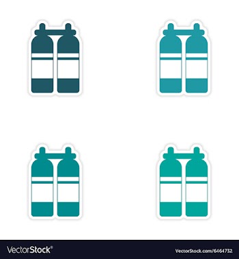 Assembly realistic sticker design on paper vector image