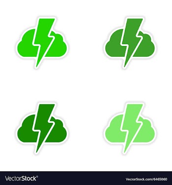 Assembly realistic sticker design on paper vector image