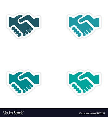 Assembly realistic sticker design on paper vector image