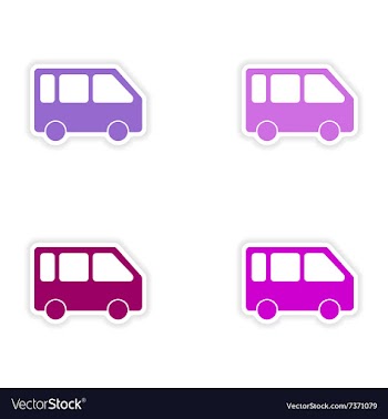 Assembly realistic sticker design on paper vector image