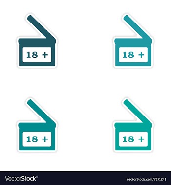 Assembly realistic sticker design on paper vector image