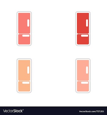 Assembly realistic sticker design on paper vector image