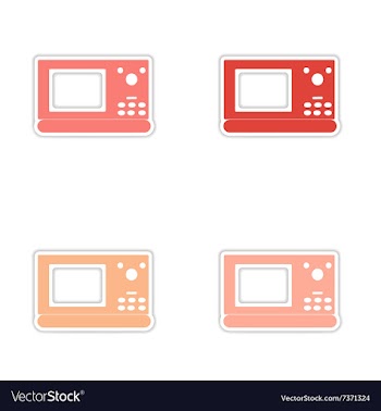 Assembly realistic sticker design on paper vector image