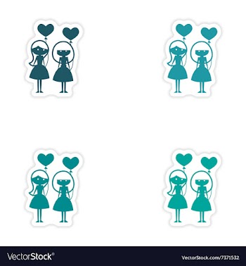 Assembly realistic sticker design on paper vector image