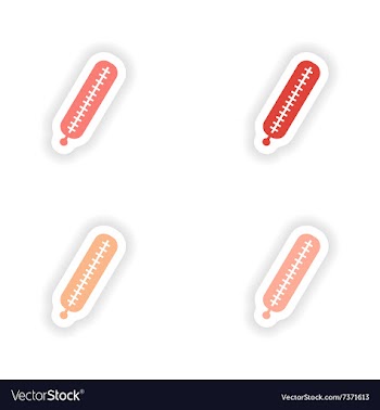 Assembly realistic sticker design on paper vector image