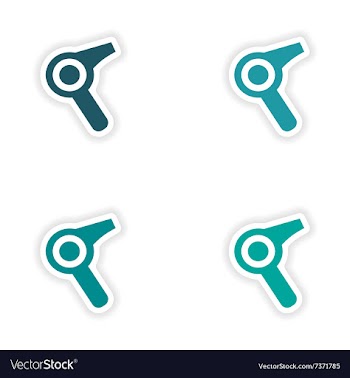 Assembly realistic sticker design on paper vector image
