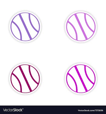 Assembly realistic sticker design on paper vector image