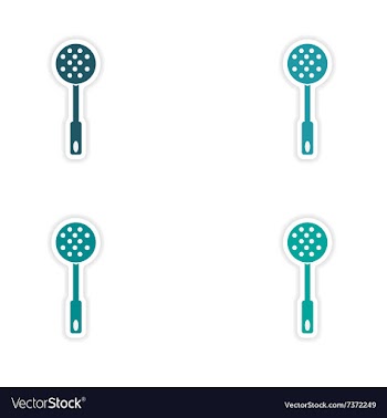 Assembly realistic sticker design on paper vector image