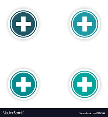 Assembly realistic sticker design on paper vector image