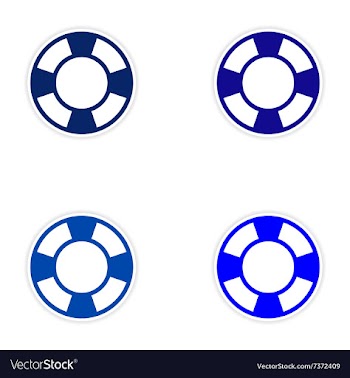 Assembly realistic sticker design on paper vector image