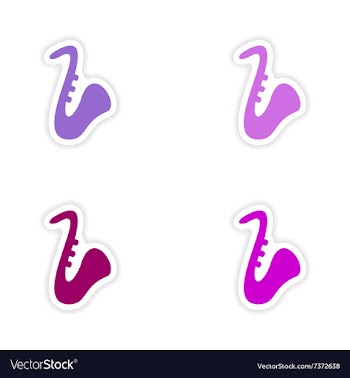 Assembly realistic sticker design on paper vector image