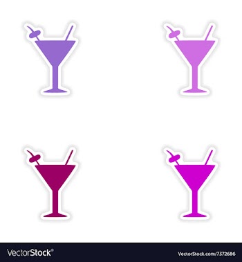 Assembly realistic sticker design on paper vector image