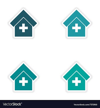 Assembly realistic sticker design on paper vector image