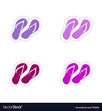 Assembly realistic sticker design on paper vector image