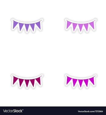 Assembly realistic sticker design on paper vector image