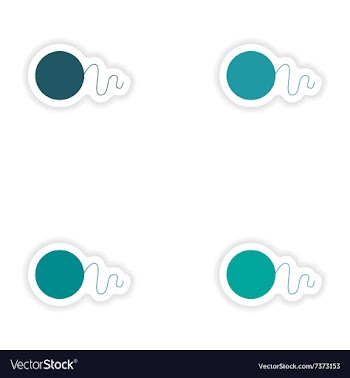 Assembly realistic sticker design on paper vector image