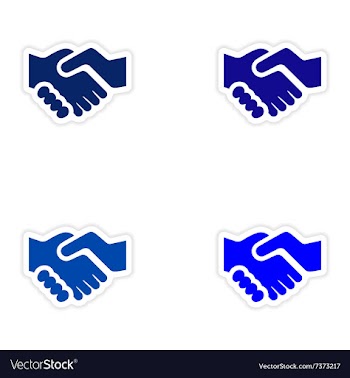 Assembly realistic sticker design on paper vector image