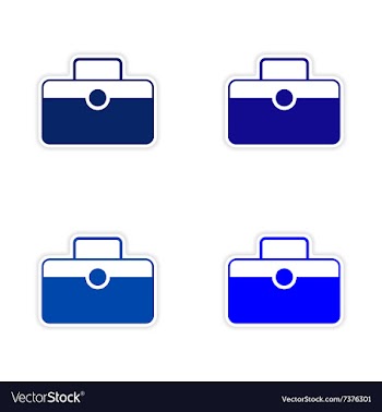Assembly realistic sticker design on paper vector image