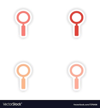 Assembly realistic sticker design on paper vector image