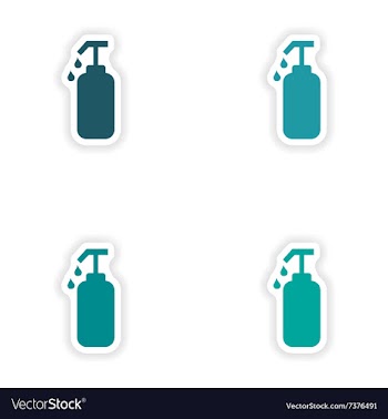 Assembly realistic sticker design on paper vector image